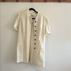 Danny & Nicole Ivory Textured Jacket